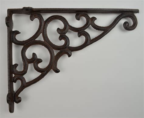 ornamental shelf brackets metal|decorative metal angle brackets.